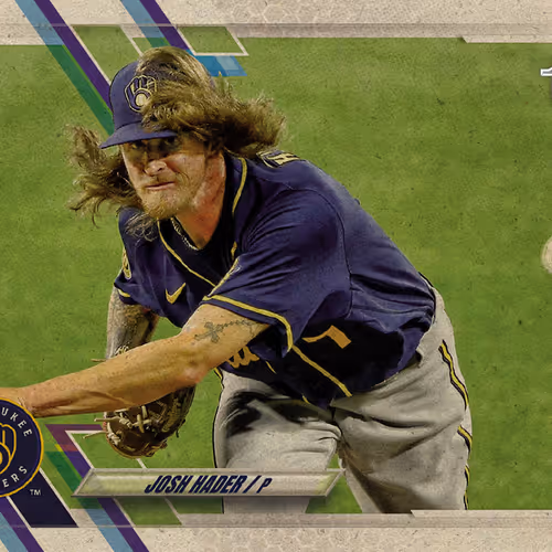 Milwaukee Brewers Tm Josh Hader P Base Motion Vint