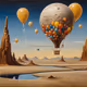 balloon and desert BD001