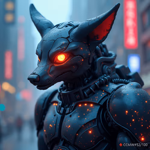 Cyber Combat Mecha Wolf