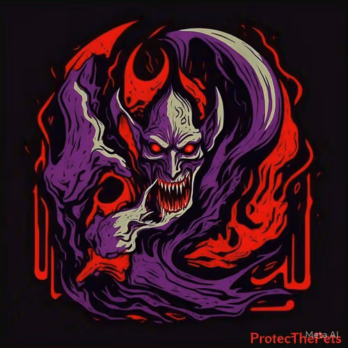 Abstract Rare Satanic
