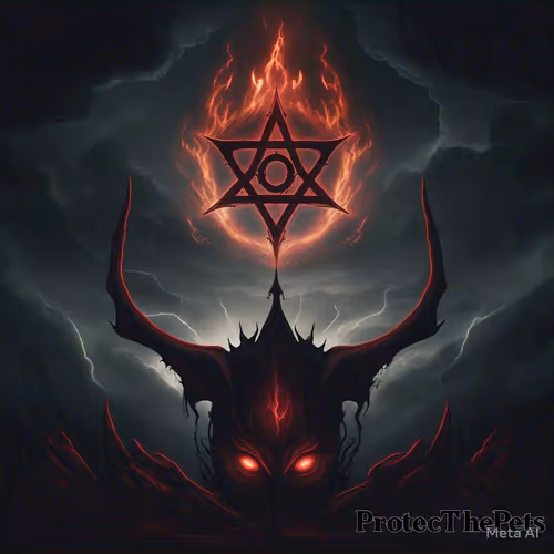 Abstract Rare Satanic