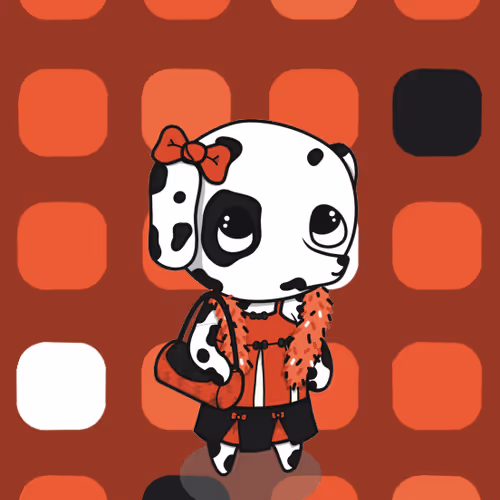Lovely Dalmatian By Savvy Catt X Reddit Collectibl