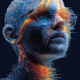 Fractal Faces: Echoes of Digital Decay
