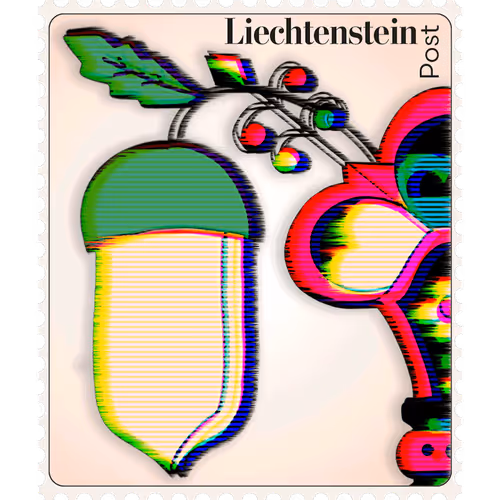 Philately Liechtenstein NFT Jass Cards Acorn #552
