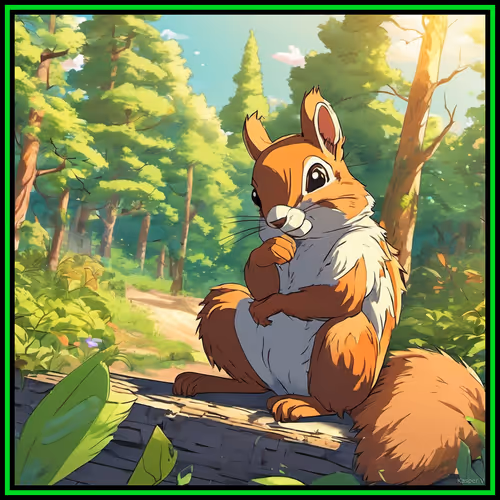 Philosopher Squirrel - Sunny