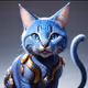 Crazy Cat blue edition