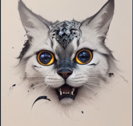 Crazy cat