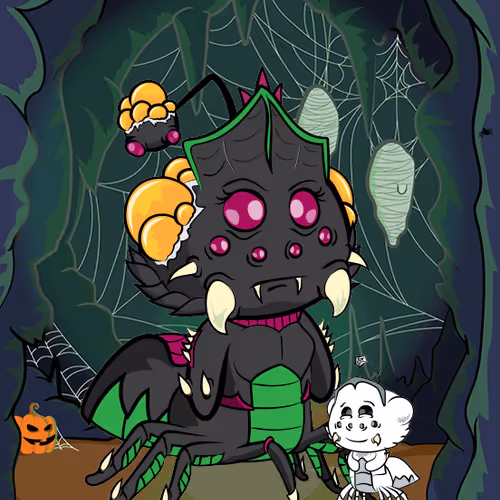 Spooky Season Hoppy Doodle X Reddit Collectible Av