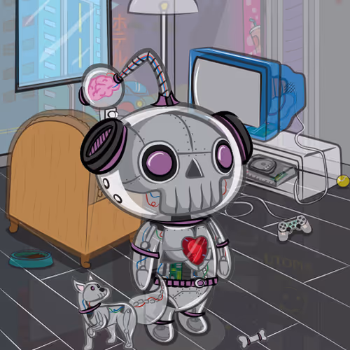 Spooky Season Hoppy Doodle X Reddit Collectible Av