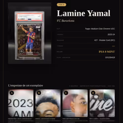 Lamine Yamal RC PSA 9 — Vaulty Passeport #6NM4NZ