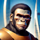 humanoid ape
