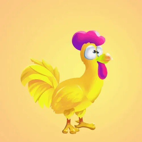 Golden cockk