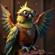 Steampunk Parrot