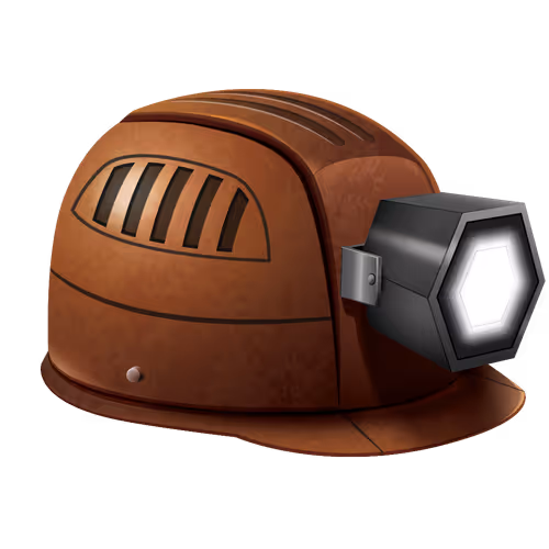 Coin Mining Helmets
