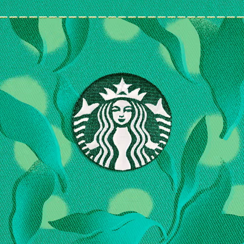 The Starbucks® Green Apron Stamp #1867