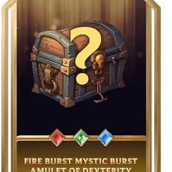 Fire Burst Mystic Burst Amulet of Dexterity