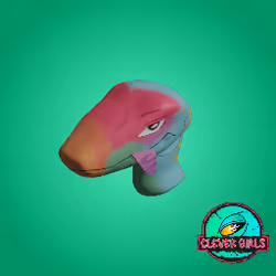 Anime Raptor Head 