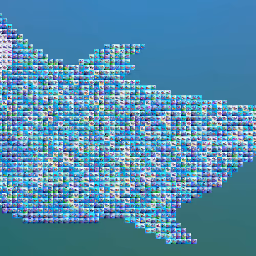 Big Pixel Dragon Fish