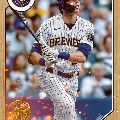 Milwaukee Brewers Tm Christian Yelich 1987 35th An