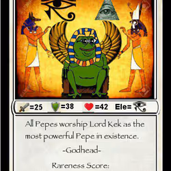 (Fractional - see description) LORDKEK (0.0000001) Series 1, Card 34 | Rare Pepe | 2016 | Counterpar