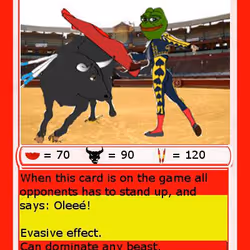 TOREROPEPE || Rare Pepe || Series 5, Card 10