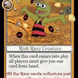 ⚠️ Empty Vault Please Research before purchasing⚠️ RICHPEPE | SERIES 14 Card 11 | RarePepe | Rare Pe