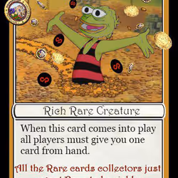 ⚠️ Empty Vault Please Research before purchasing⚠️ RICHPEPE | SERIES 14 Card 11 | RarePepe  - Conten