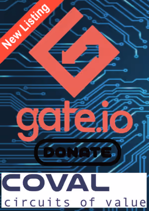 Circuits of Value - (COVAL) Gate.io Donation Vault