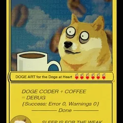 DOGECODER (Rare Doge Directory: Series 9 Card 41)
