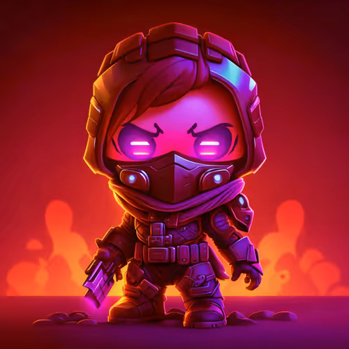 Shadow Rogue Chibi Agent #4 #21/101