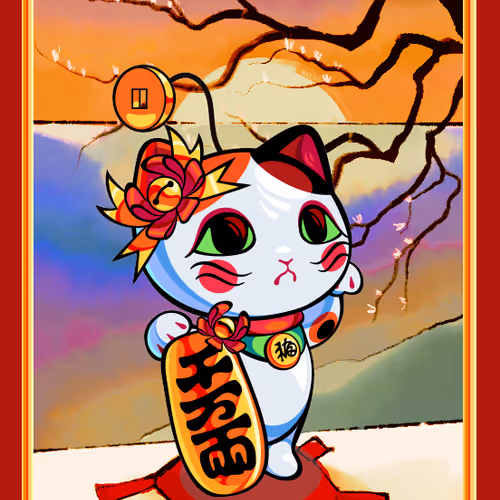 Maneki Neko By Jquasar X Reddit Collectible Avatar