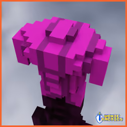 Purple Alien Exoskeleton