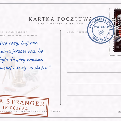 Emisja IV — Inventa · Europae — Postcard #327