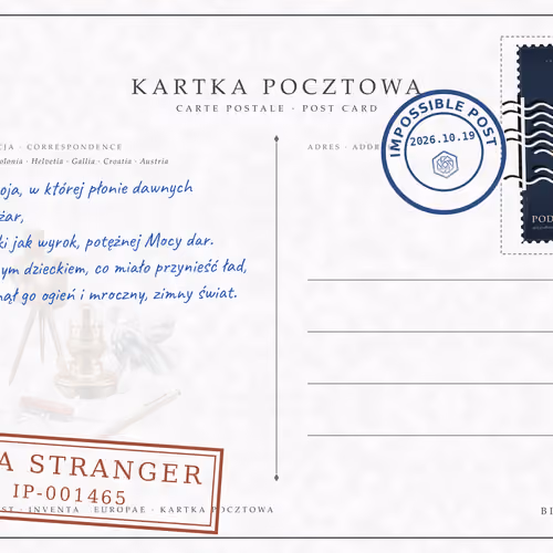 Ambulacrum · Mores Polonici — Postcard #324