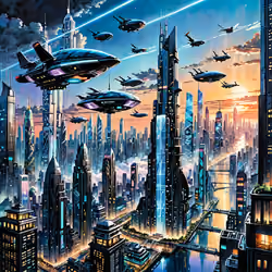Dawn Cityscape