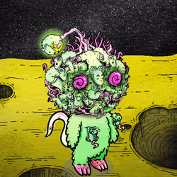 Cheese Moon Monster #53
