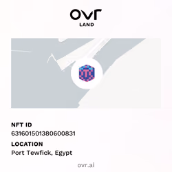OVRLand #631601501380600831 - Port Tewfick, Egypt