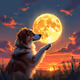 DOG ON THE MOON