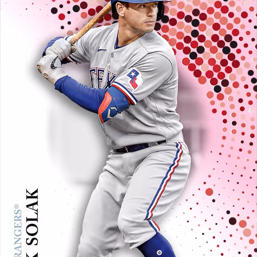 Texas Rangers R Nick Solak Base Pink 1088 Uncommon