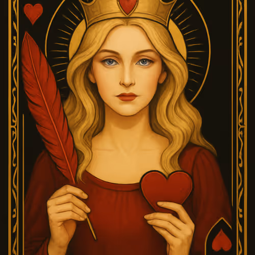 Cajonosama Cards-Queen of Hearts #25