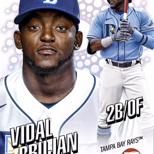 Tampa Bay Rays Tm Vidal Brujan Fresh Faces White 2