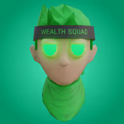 Wealth Ninja Glowing Eyes