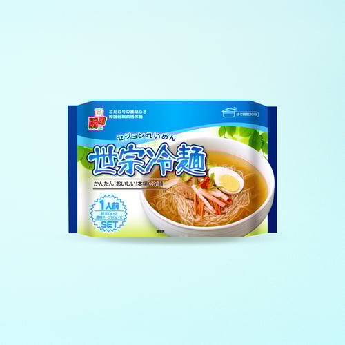 Sejong Cold Noodles Packaging Design for nissin syouji - Apr. 2012