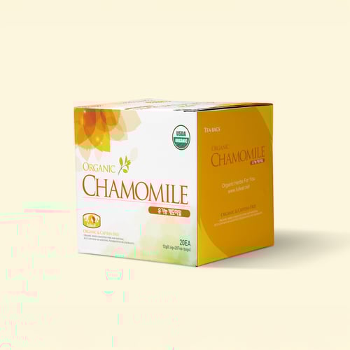 Organic Chamomile Tea Packaging Design - Jun. 2011