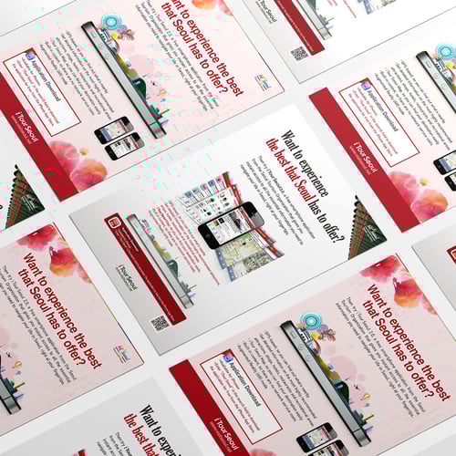 iTour Seoul App Promotional Leaflet Design - Jan. 2011
