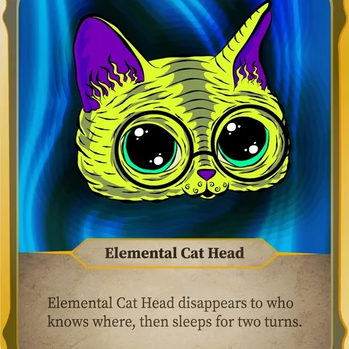 Elemental Cat Head