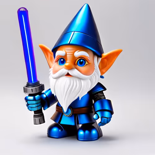 Jedi Gnome - Blue