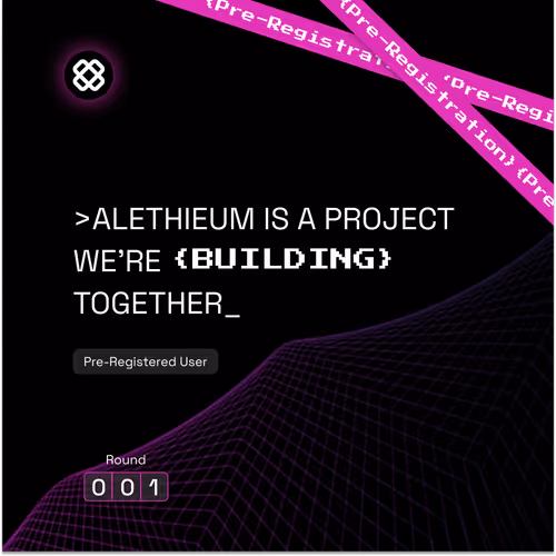 Alethieum Pre Registered User Nft
