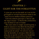 Chapter 2 – Light for the Forgotten
