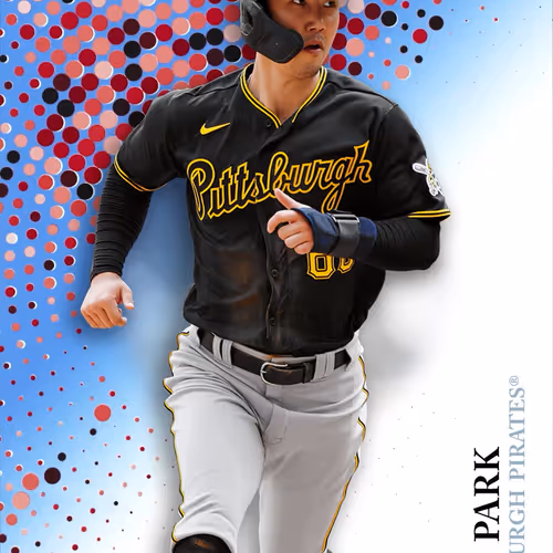 Pittsburgh Pirates R Hoy Park Base Blue 1218 Commo